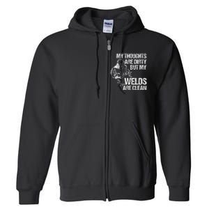 Funny Welding Designs For Men Dad Metal Workers Blacksmith Full Zip Hoodie