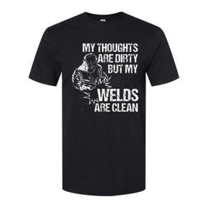 Funny Welding Designs For Men Dad Metal Workers Blacksmith Softstyle CVC T-Shirt