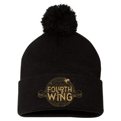 Fourth Wing Dragon Rider Basgiath War Pom Pom 12in Knit Beanie