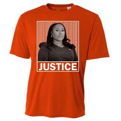 Fani Willis District Attorney Seeks Justice Premium Cooling Performance Crew T-Shirt