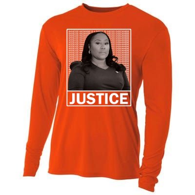 Fani Willis District Attorney Seeks Justice Premium Cooling Performance Long Sleeve Crew