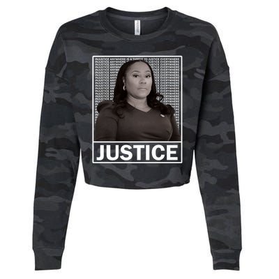 Fani Willis District Attorney Seeks Justice Premium Cropped Pullover Crew