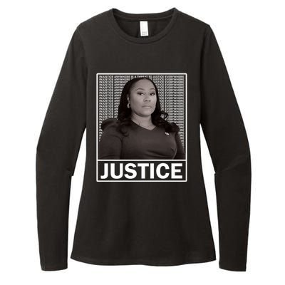 Fani Willis District Attorney Seeks Justice Premium Womens CVC Long Sleeve Shirt