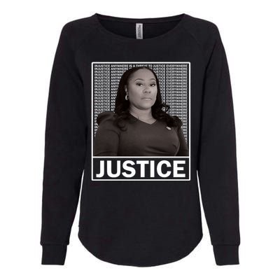 Fani Willis District Attorney Seeks Justice Premium Womens California Wash Sweatshirt