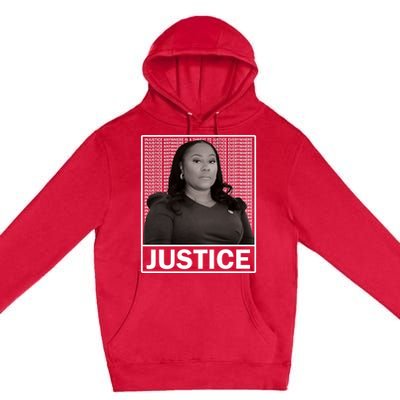 Fani Willis District Attorney Seeks Justice Premium Premium Pullover Hoodie