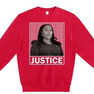 Fani Willis District Attorney Seeks Justice Premium Premium Crewneck Sweatshirt