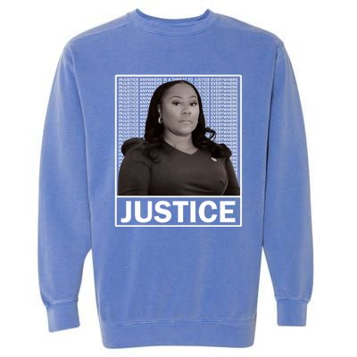 Fani Willis District Attorney Seeks Justice Premium Garment-Dyed Sweatshirt