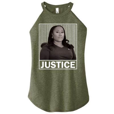 Fani Willis District Attorney Seeks Justice Premium Women’s Perfect Tri Rocker Tank