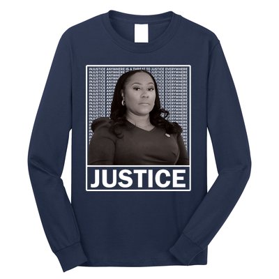 Fani Willis District Attorney Seeks Justice Premium Long Sleeve Shirt