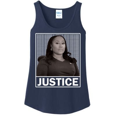 Fani Willis District Attorney Seeks Justice Premium Ladies Essential Tank