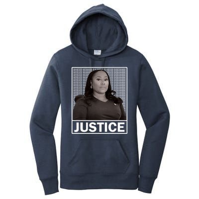 Fani Willis District Attorney Seeks Justice Premium Women's Pullover Hoodie