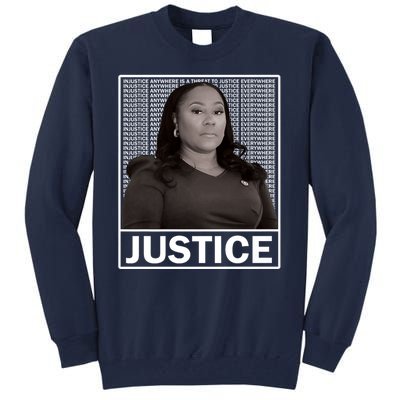 Fani Willis District Attorney Seeks Justice Premium Tall Sweatshirt