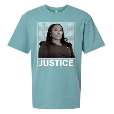 Fani Willis District Attorney Seeks Justice Premium Sueded Cloud Jersey T-Shirt