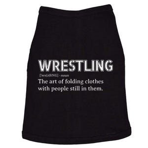 Funny Wrestling Definition Design For Wrestler Fans Wrestle Doggie Tank