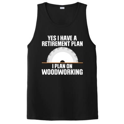 Funny Woodworking Design For Men Dad Carpenter Woodworker PosiCharge Competitor Tank