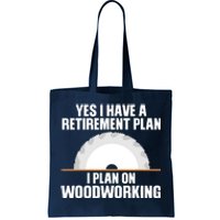 Funny Woodworking Design For Men Dad Carpenter Woodworker Tote Bag