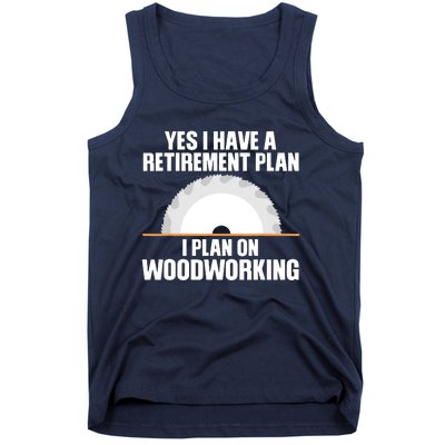 Funny Woodworking Design For Men Dad Carpenter Woodworker Tank Top