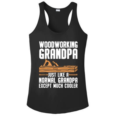 Funny Woodworking Design For Men Dad Grandpa Woodworkers Ladies PosiCharge Competitor Racerback Tank