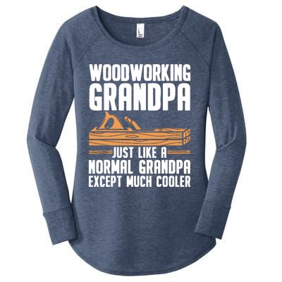 Funny Woodworking Design For Men Dad Grandpa Woodworkers Women's Perfect Tri Tunic Long Sleeve Shirt