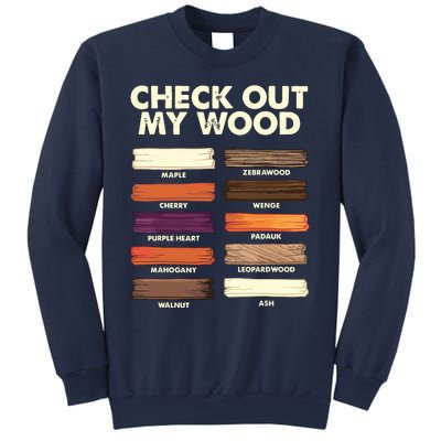 Funny Woodworking Design For Men Dad Woodwork Wood Carpentry Sweatshirt