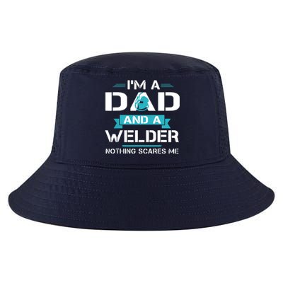 Funny Welder Dad I'm A Dad And Welder Cool Welding Cool Comfort Performance Bucket Hat