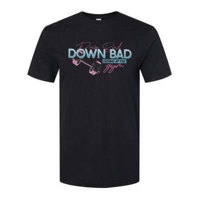 Funny Workout Down Bad Crying At The Gym Softstyle® CVC T-Shirt