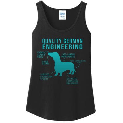 Funny Weiner Dog Joke Sarcastic German Daschund Ladies Essential Tank