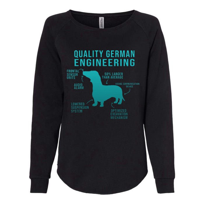 Funny Weiner Dog Joke Sarcastic German Daschund Womens California Wash Sweatshirt