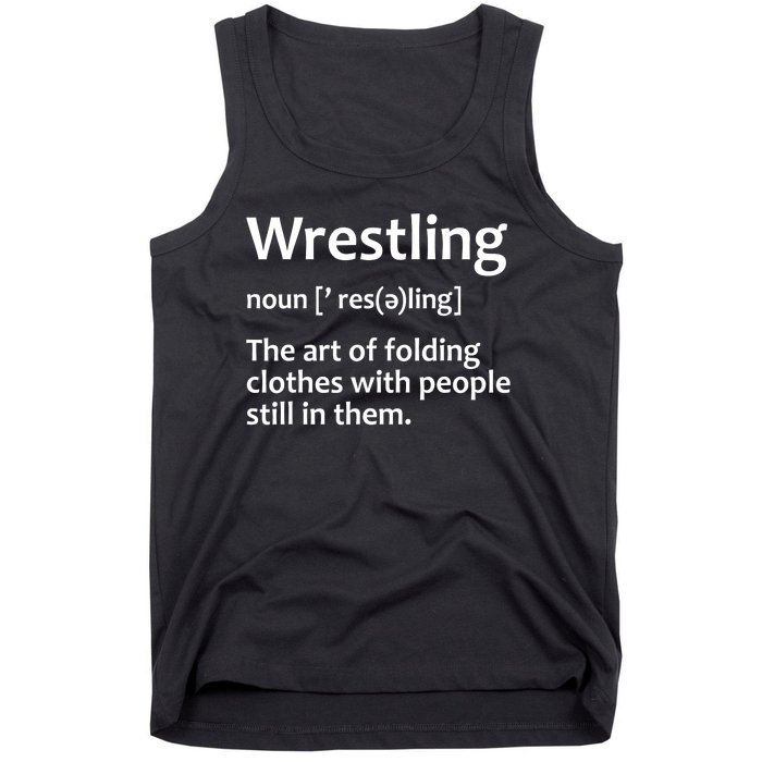 Funny Wrestling Design Wrestlers Tank Top