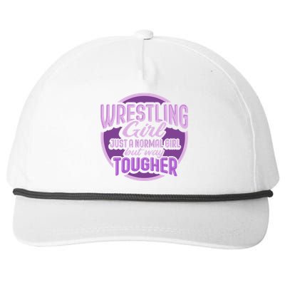 Funny Wrestling Design Wrestler Fighter Gift Snapback Five-Panel Rope Hat