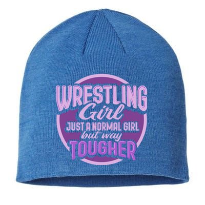 Funny Wrestling Design Wrestler Fighter Gift Sustainable Beanie