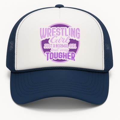 Funny Wrestling Design Wrestler Fighter Gift Trucker Hat