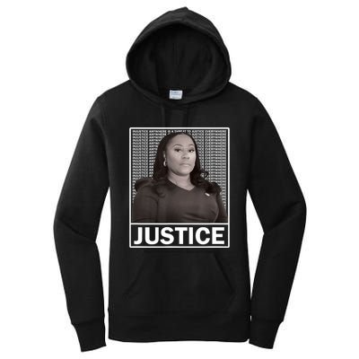 Fani Willis District Attorney Seeks Justice Women's Pullover Hoodie