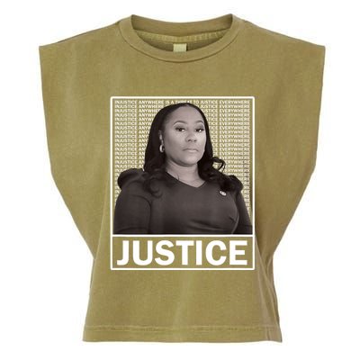 Fani Willis District Attorney Seeks Justice Garment-Dyed Women's Muscle Tee