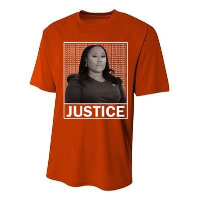 Fani Willis District Attorney Seeks Justice Performance Sprint T-Shirt