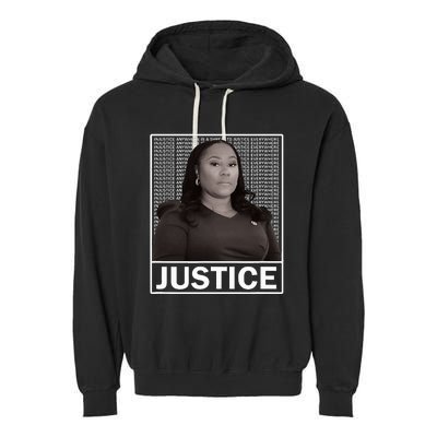 Fani Willis District Attorney Seeks Justice Garment-Dyed Fleece Hoodie