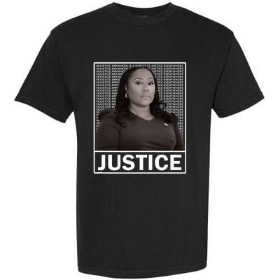 Fani Willis District Attorney Seeks Justice Garment-Dyed Heavyweight T-Shirt