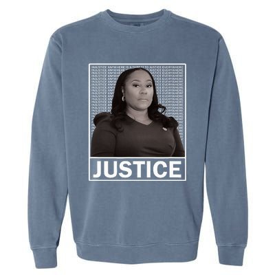 Fani Willis District Attorney Seeks Justice Garment-Dyed Sweatshirt