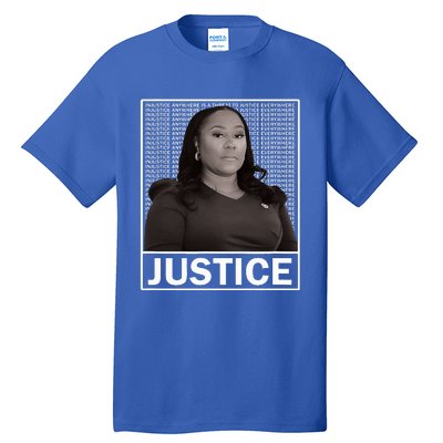 Fani Willis District Attorney Seeks Justice Tall T-Shirt