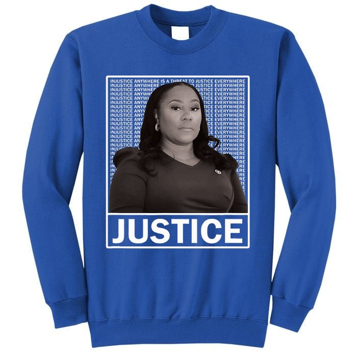 Fani Willis District Attorney Seeks Justice Tall Sweatshirt