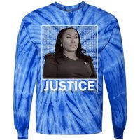 Fani Willis District Attorney Seeks Justice Tie-Dye Long Sleeve Shirt