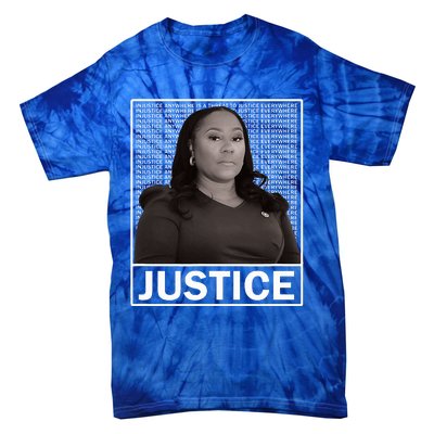 Fani Willis District Attorney Seeks Justice Tie-Dye T-Shirt