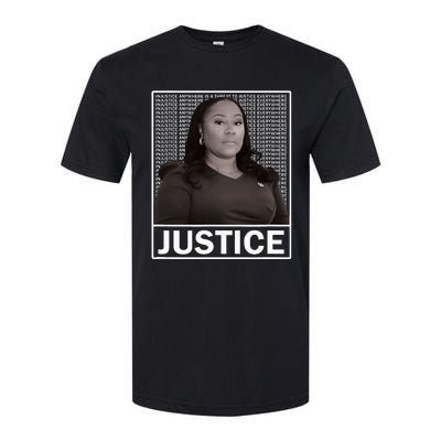 Fani Willis District Attorney Seeks Justice Softstyle® CVC T-Shirt