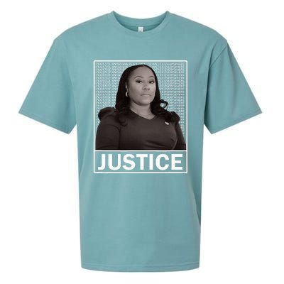 Fani Willis District Attorney Seeks Justice Sueded Cloud Jersey T-Shirt