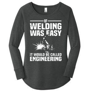 Funny Welding Design For Welder Weld Welding Lover Women's Perfect Tri Tunic Long Sleeve Shirt