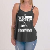 Funny Welding Design For Welder Weld Welding Lover Women's Strappy Tank