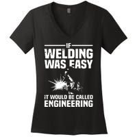 Funny Welding Design For Welder Weld Welding Lover Women's V-Neck T-Shirt