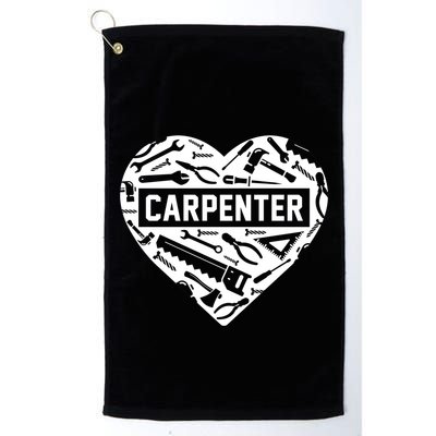 Funny Woodworking Dad Father Carpenter Carpenter Gift Golf Towel