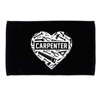 Funny Woodworking Dad Father Carpenter Carpenter Gift Microfiber Hand Towel