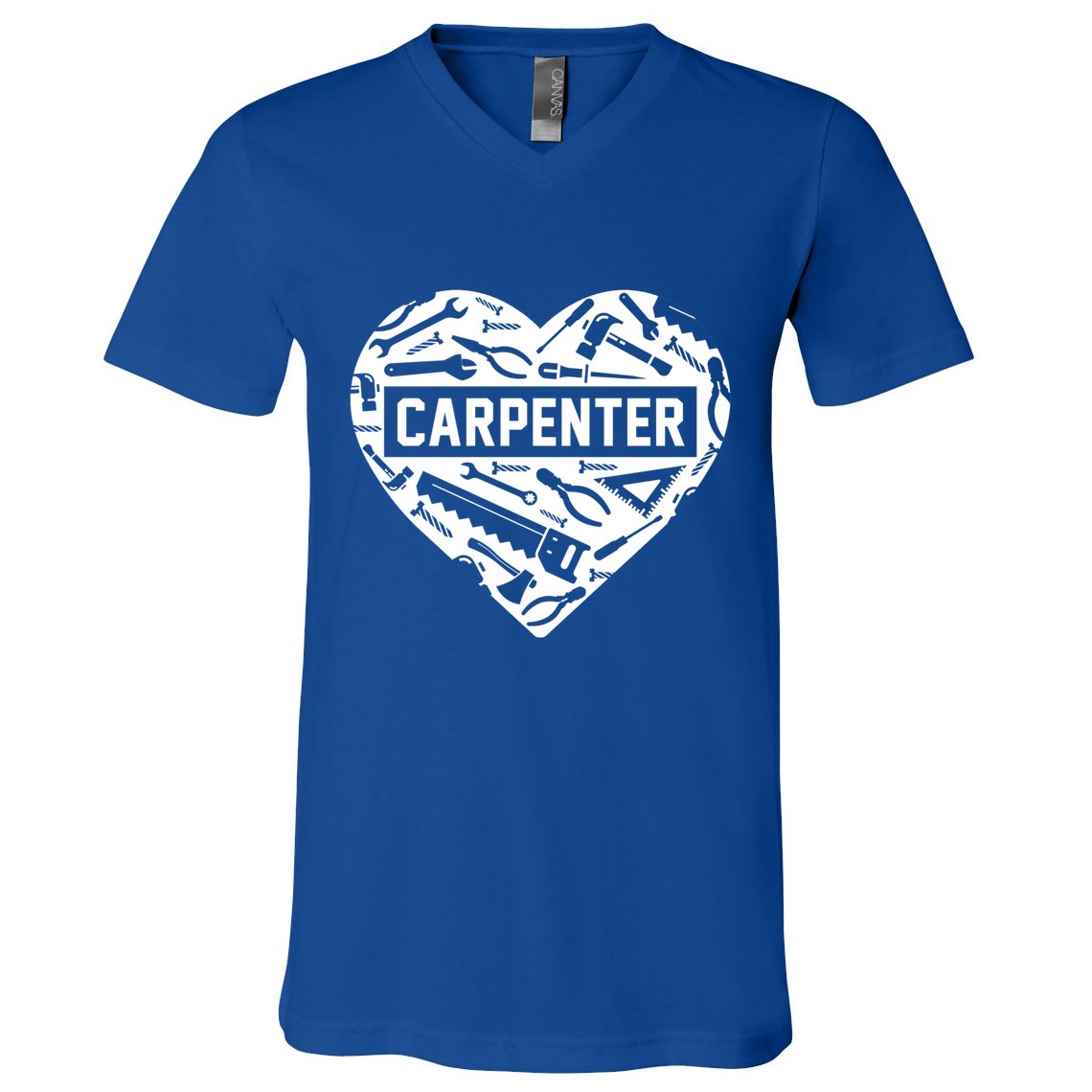 Funny Woodworking Dad Father Carpenter Carpenter Gift V-Neck T-Shirt